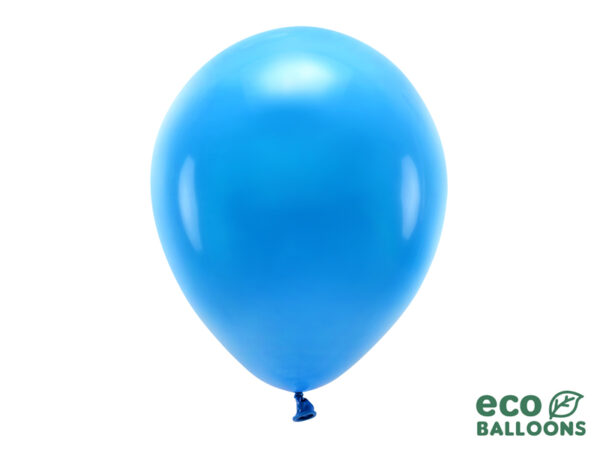 Balon Eco 30cm niebieski Z HELEM