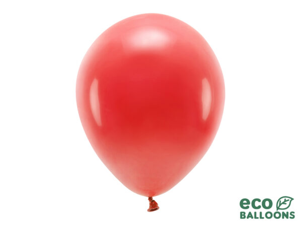 Balon Eco 30cm , czerwony Z HELEM