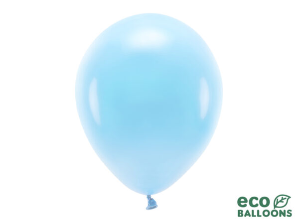 Balon Eco 30cm pastelowy, błękit Z HELEM