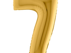 Balon złota cyfra 1 - 102 cm Z HELEM