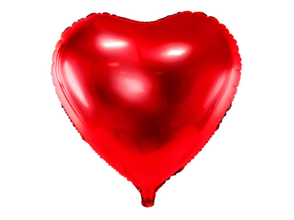 Balon Czerwone serce Z HELEM (45 cm)