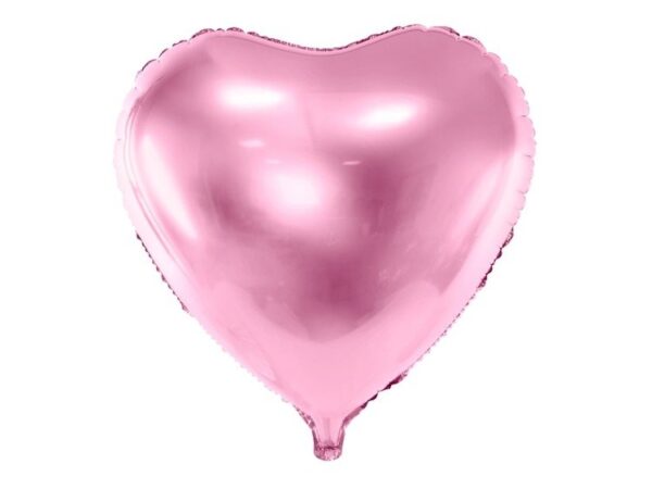 Balon serce Z HELEM (45 cm), różowe złoto