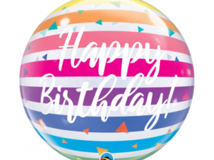 Balon Bubble Poj. Happy Birthday, Z HELEM