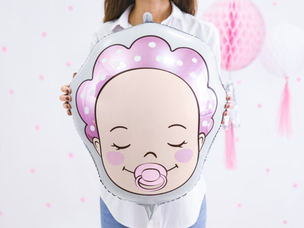 Balon foliowy Bobas - Dziewczynka, 40x45cm