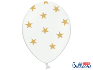 Balon 30cm Buźka, Pastel Pure White