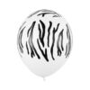 Balon 30 cm, "Zebra", Z HELEM