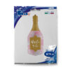 Balon foliowy Butelka szampana "Bride to be" Z HELEM - 91 cm - obrazek 2
