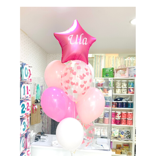 Bukiet Balonów Lux  z balonem personalizowanym, 12szt